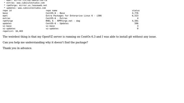 DevOps & SysAdmins: CentOs 6.3 can't install Git смотреть онлайн
