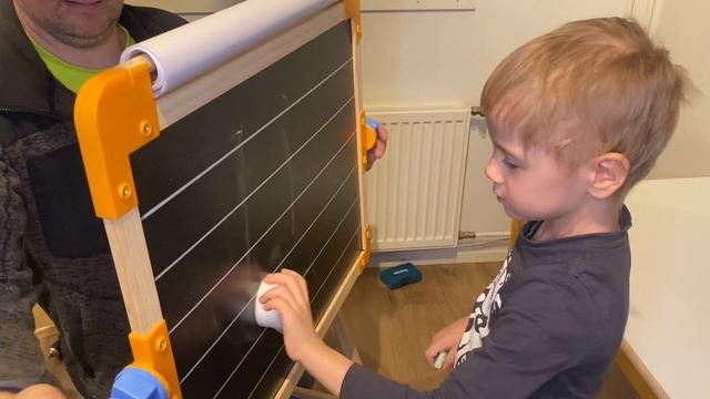 Доска магнитная и для рисования. Распаковка смотреть онлайн