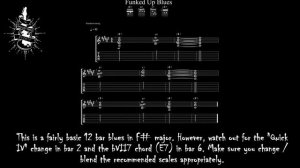 F# Major Basic Funked Up Funk Blues Backing Track Jam 92 BPM