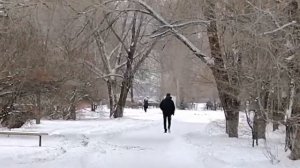 Сноубайк из спортбайка 5ч. Первый выезд.