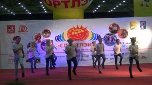 ВДНХ Выставка "СПОРТЛЭНД" 2014  флешмоб "ПУСТЬ МИРОМ ПРАВИТ ЛЮБОВЬ"