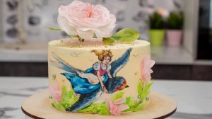 Торт «Дюймовочка»  Рисуем на ганаше.  Розыгрыш - Я - ТОРТодел!