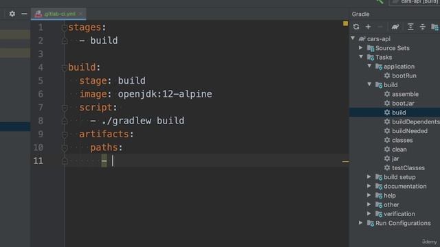 52 - Build stage Building a Java application with Gitlab CI смотреть онлайн