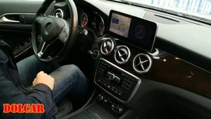 Установка большого монитора и навигации андройд на Мерседес ГЛА / Mercedes GLA