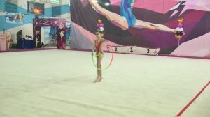 Термина Ксения упражнение с обручем. Художественная гимнастика