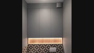 Шкаф в нишу над инсталляцией