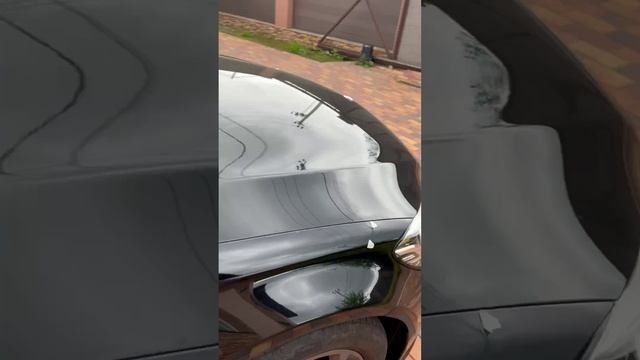 Подкрашиваем сколы на Mercedes Кашике (после каршеринга). Возрождаем авто