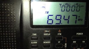 Прием в Москве Радио России Владимир. Отключение. Radio Rossii Vladimir on 69.47 Mhz. Sign off.