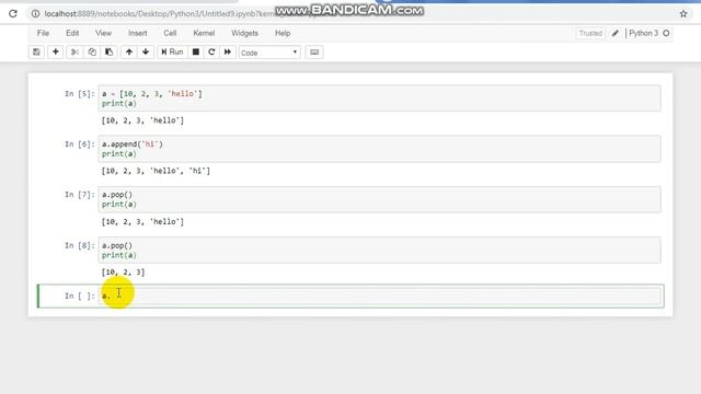 Бір өлшемді массивтер! Python 3. бағдарламалау ортасында