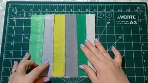 Пэчворк. Как сшить блок из полосок ткани . МК.