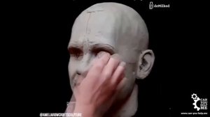 Лица знаменитостей из глины