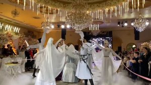 Кавказ Дэнс-Обряд снятия платков на карачаевской свадьбе
