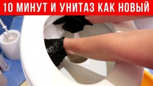 САЛФЕТКИ, 1 ТАБЛЕТКА и УНИТАЗ как новый за 10 МИНУТ