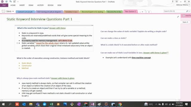Static Keyword In Java Why to use it. Execution sequence constructor, Instance method & static bloc смотреть онлайн