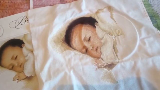 Процесс вышивки "Сладкий сон". Luca-S.