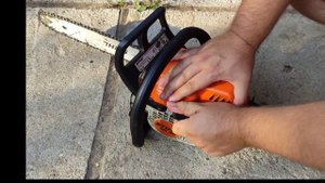 Как завести бензопилу Stihl MS180/MS 250 на холодную/ How to cold start Stihl MS 180/MS 250 chainsa