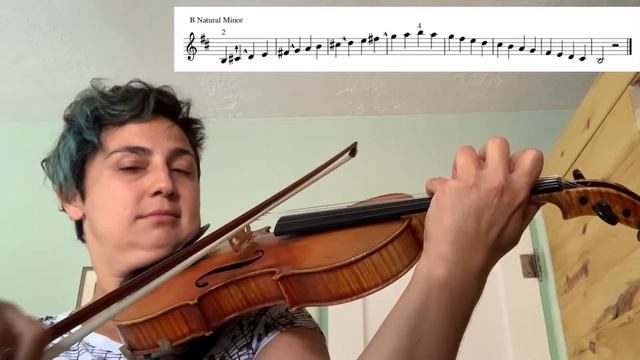Two Octave B Minor Scale Violin смотреть онлайн