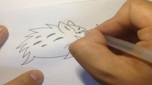 Уроки рисования, учимся рисовать Дикий Кабан Пумбa, Drawing lessons, learn to draw wild boar Pumbaa