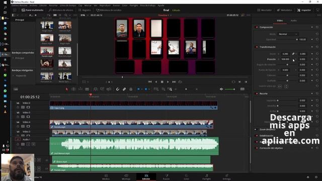 2/2 Montaje pasodoble Marmolejo Con DaVinci Resolve 16 | Blackmagic Design смотреть онлайн