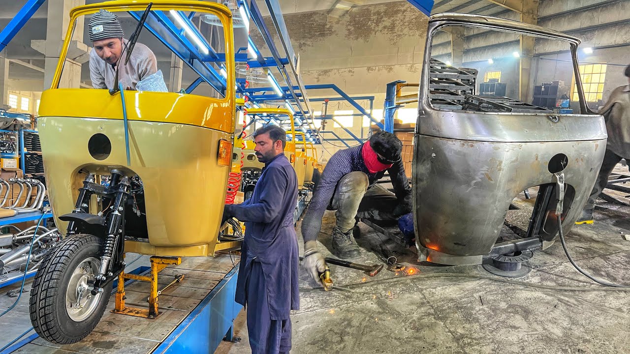 Изготовление рикш, который производит лучшие рикши в Азии. 4К - 1ЖЖ