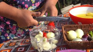From 2 Country Rooster 7 Types of Delicious Food: Soup-3 Sauces-LulaKebab-Cutlet-Dolma