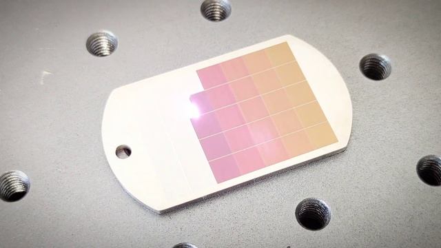 Цветная лазерная гравировка JPT 50W - ЛЕГКО - МАКЕТ В ОПИСАНИИ! смотреть онлайн