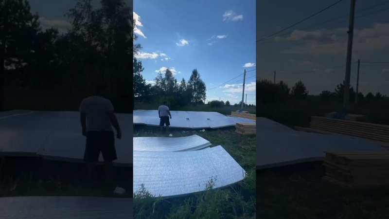 Строим дом  Подписывайся на канал, чтобы не пропустить все этапы!