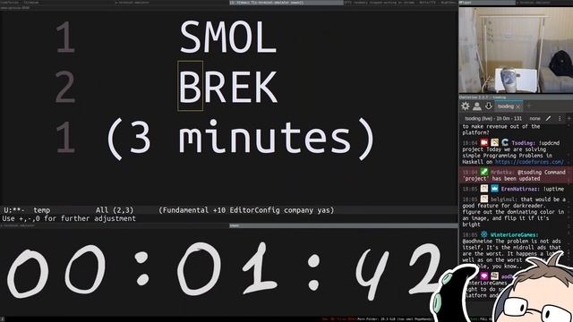 Tsoding on Twitch | Code Review and Haskell Later | Monday Stream смотреть онлайн