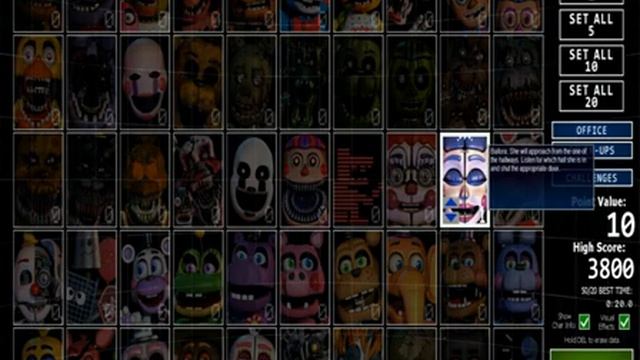 Ultimate Custom Night - Тактики против всех аниматронников.