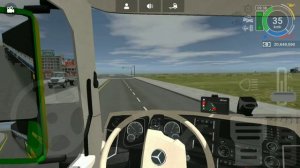 Grand Truck Simulator 2 Gameplay#7 Mercedes Benz Actros John Deere skin.