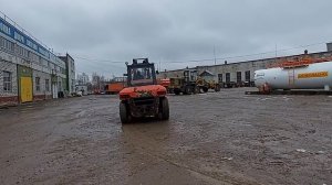 Вилочный погрузчик г/п 10 тонн Bull FD100 Forklift