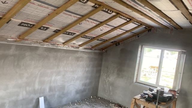 КУПИЛИ черновой ДОМ/ Монтаж перегородок из ГКЛ/ "Зашили" мансарду / Счастливая 7Я смотреть онлайн