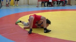 Ringen Jena Sparkassenpokal 2015, A-Jugend 63kg FR, Amaxas (Halle) - Akbulut (Hof)