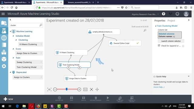 K-Means Clustering Optimal Centroids in Azure Machine Learning смотреть онлайн