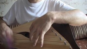 Гусли крыловидные. Катилася колясочка - наигрыш под свадебную песню. Gusli (wedding song)