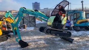 Экскаватор Yanmar B2 второе видео