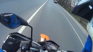 KTM 690 ENDURO R 150км/ч на кросс резине