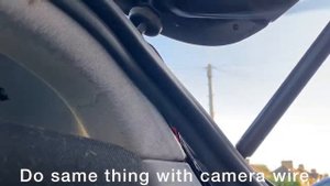 Install rear view camera on Peugeot 207