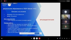 Родительское собрание ГБОУ Школа №1412 - Дошкольное отделение