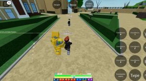 я проверяю 2 стенда в мире стендов в роблоксе