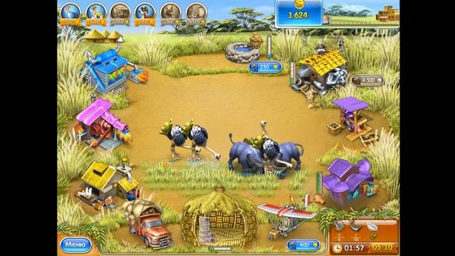 Веселая ферма 3. Мадагаскар , З0 уровень смотреть онлайн