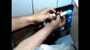 установка водяного счетчика