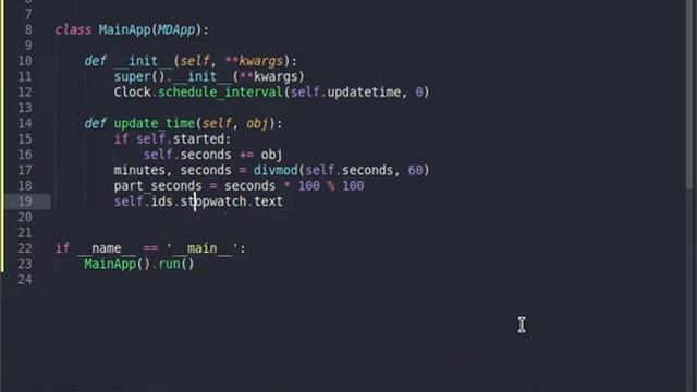 StopWatch App | KivyMD | SpeedCode | Python