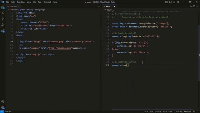 Manipulate attributes in DOM | Lecture 5 | JavaScript DOM