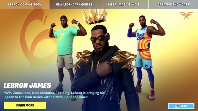 Fortnite X LeBron James Icon Series Skin Reveal and Details смотреть онлайн