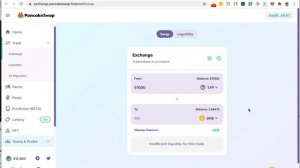 как продать токен на Pancake