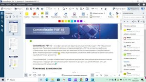 Комментарии и пометки в ContentReaderPDF