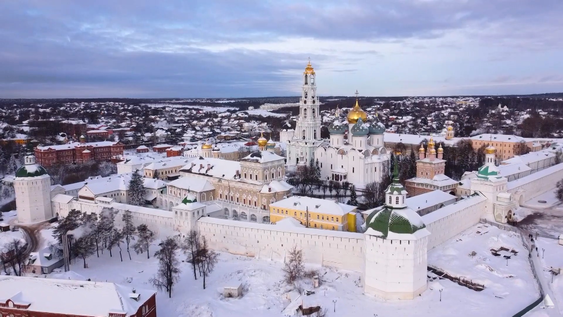 Свято Троицкая Сергиева Лавра зима