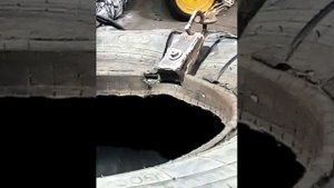 Обдирка покрышки КрАЗ лаптежник ВИ-3 .часть 2