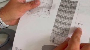 3D пазл Пизанская башня СБОРКА
